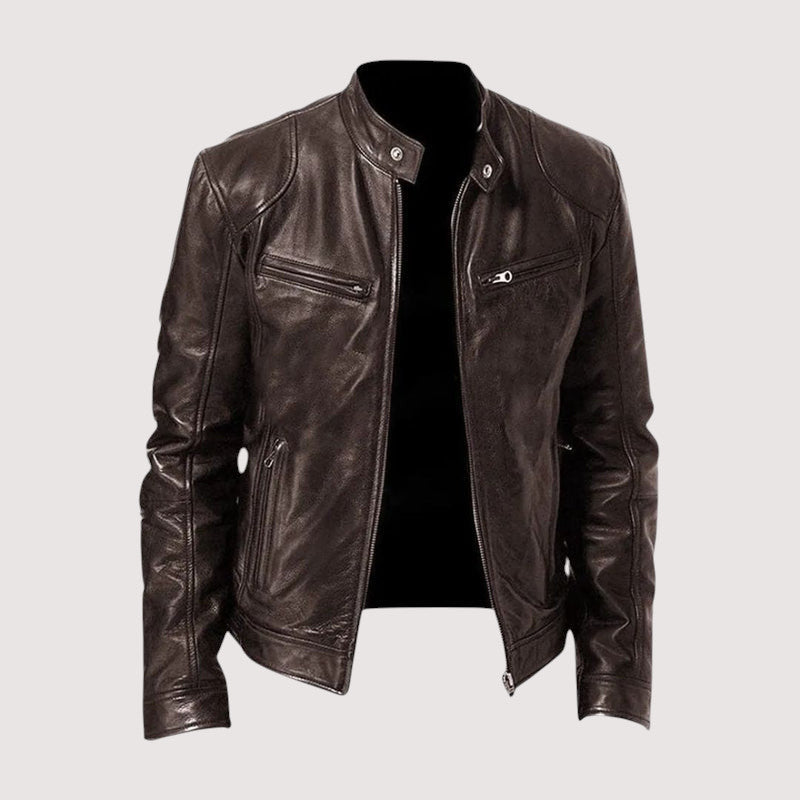 Sutherland Leather Coat