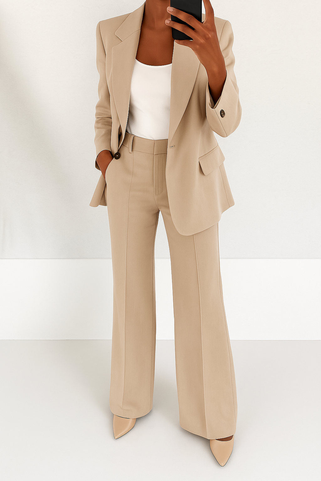 Custom two-piece women's suit