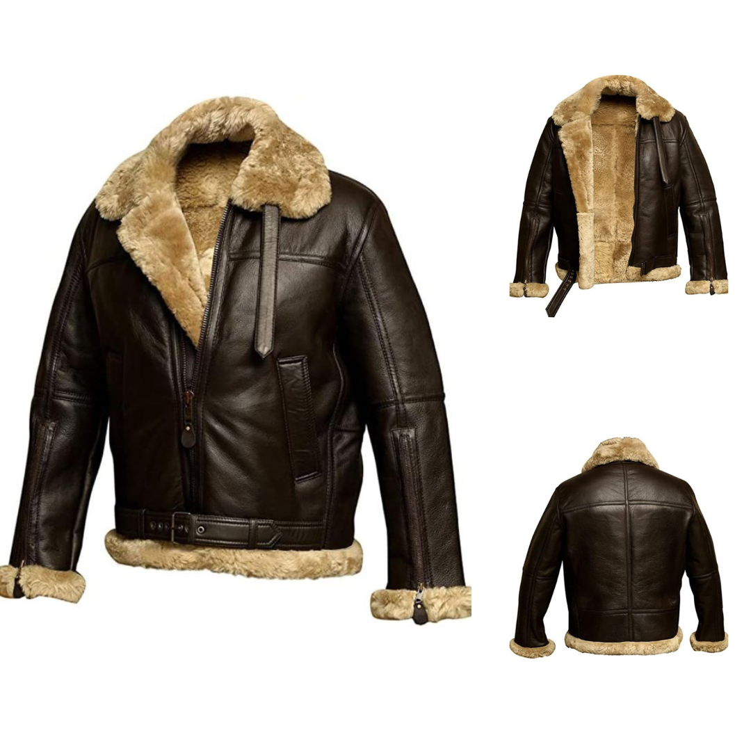 Sav | Warm Vegan Leather Jacket