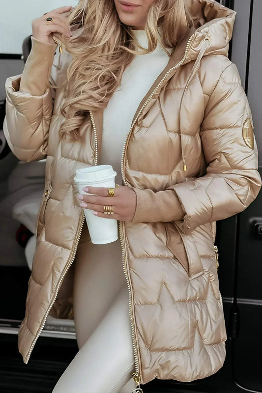 Marisa | Elegant winter coat with hood and lining