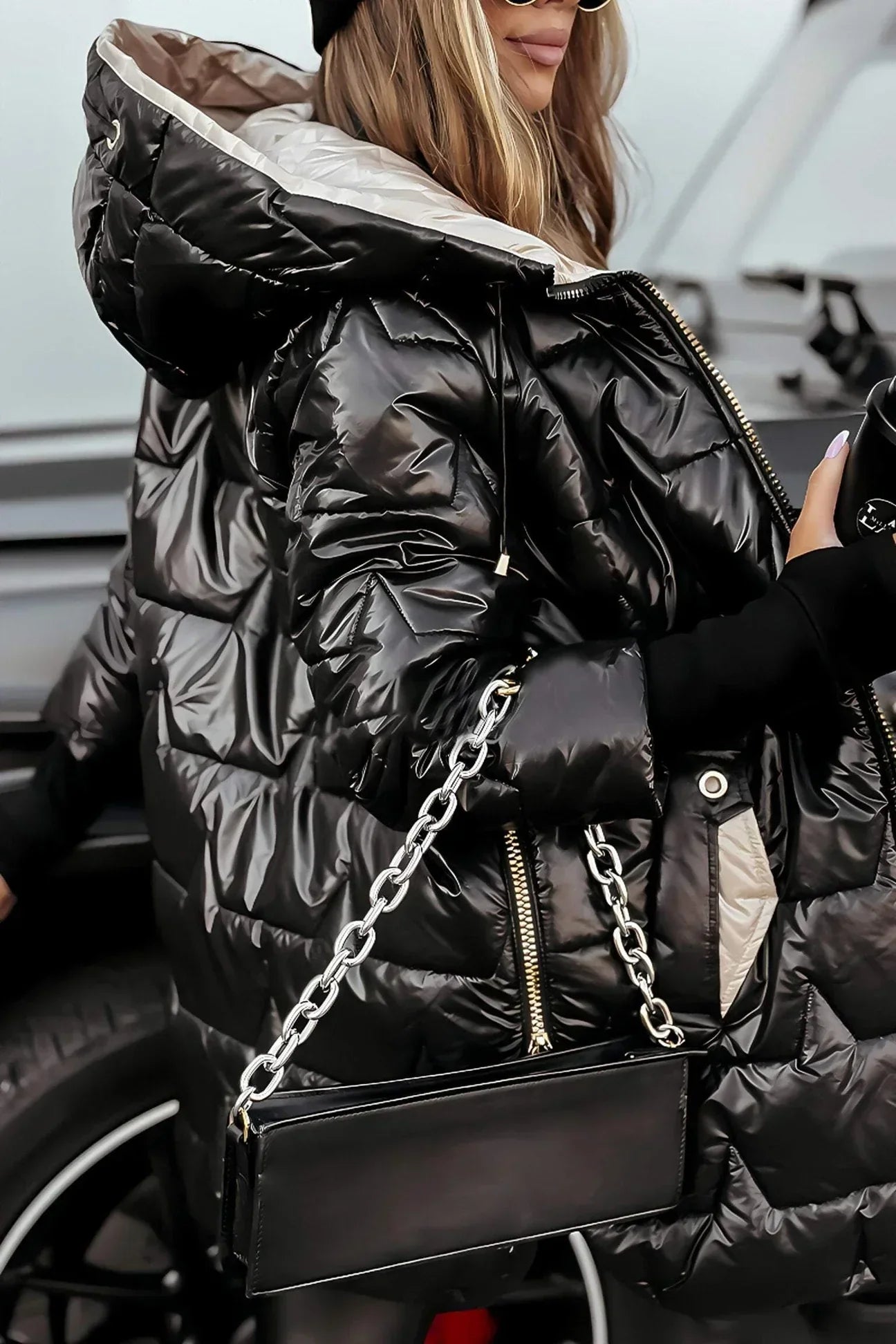 Marisa | Elegant winter coat with hood and lining