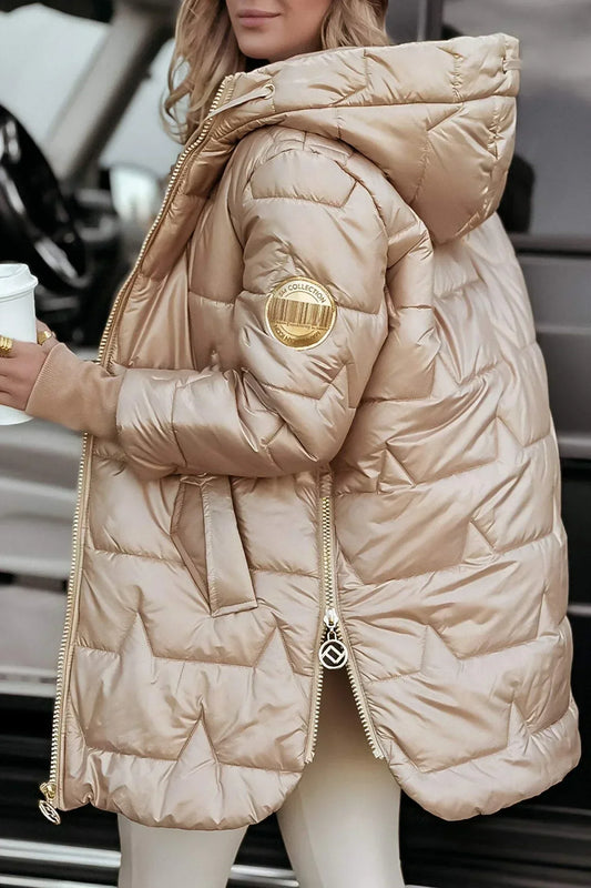 Marisa | Elegant winter coat with hood and lining