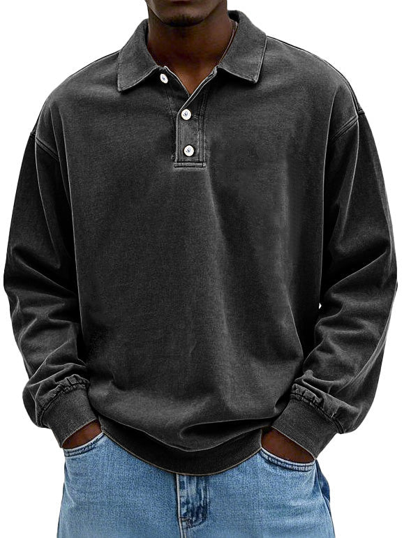 Smart casual long sleeve Polo shirt