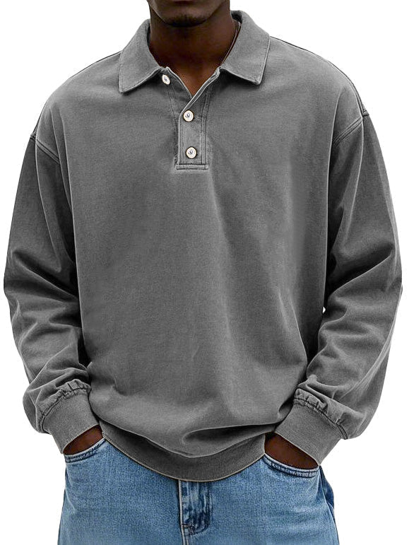 Smart casual long sleeve Polo shirt