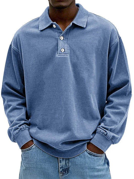 Smart casual long sleeve Polo shirt