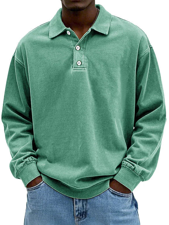 Smart casual long sleeve Polo shirt