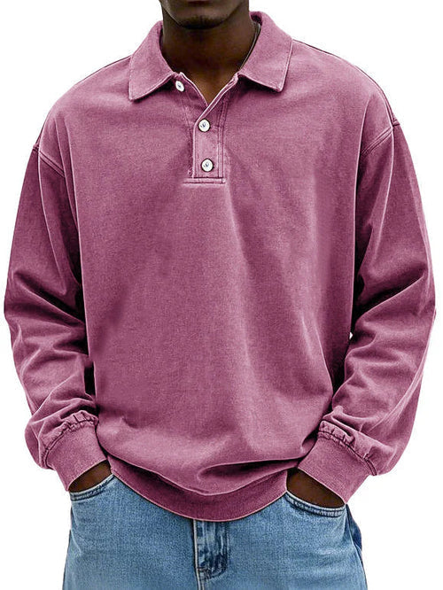 Smart casual long sleeve Polo shirt